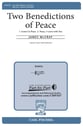 Two Benedictions of Peace Unison choral sheet music cover